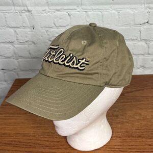 Titleist Golf Tan/black & white lettering adjustable strap OSFM